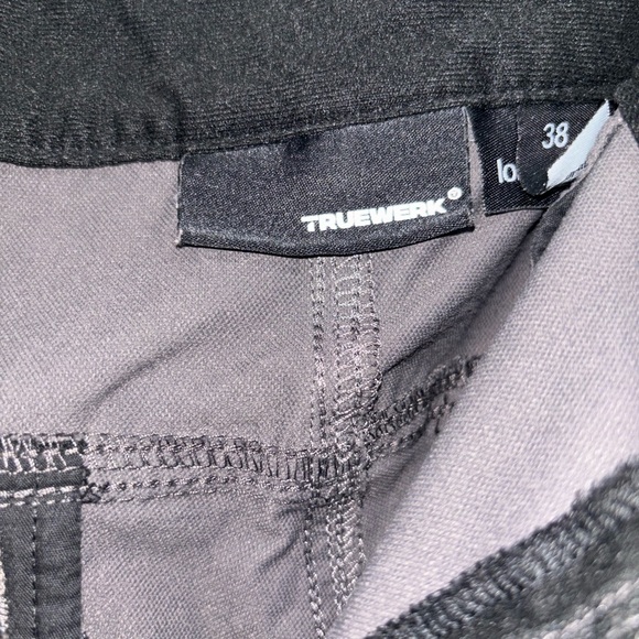 Truewerk Mens 38 Shorts T1 Werk Shorts Tech Stretch 10.5” Inseam Zip Pocket Gray - Picture 11 of 16